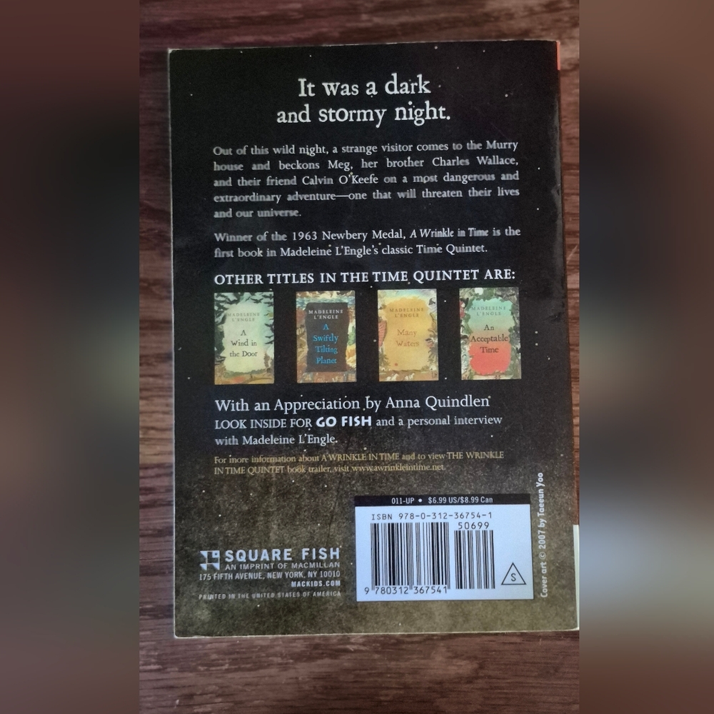 A Wrinkle in Time Book - Picture 2 of 2
